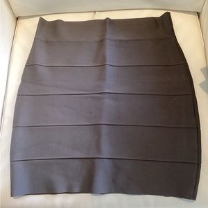 BCBG gray bandage skirt
